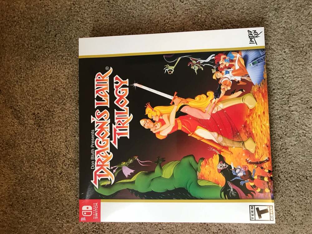 Nintendo switch Dragon's Lair Trilogy Classic Collectors Edition Limited Run Gam